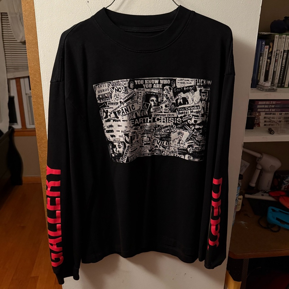 Gallery Dept Black And Red Long Sleeve